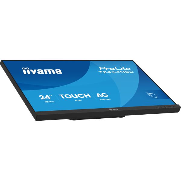 iiyama ProLite T2454MSC-B3AG computer monitor 60,5 cm (23.8") 1920 x 1080 Pixels Full HD LED Touchscreen Multi-gebruiker Zwart (T2454MSC-B3AG)