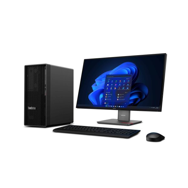 Lenovo ThinkStation P2 Tower Gen 2 Intel Core Ultra 7 265K 32 GB DDR5-SDRAM 512 GB SSD NVIDIA RTX A400 Windows 11 Pro Workstation Zwart (30JQ006SGE)  Lenovo ThinkStation P2 Tower Gen 2 Intel Core Ultra 7 265K 32 GB DDR5-SDRAM 512 GB SSD NVIDIA RTX A400 Windows 11 Pro Workstation (30JQ006SGE)