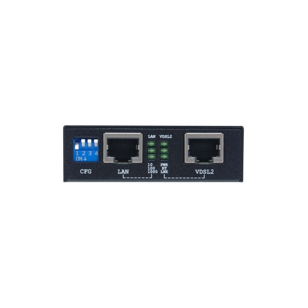 LevelOne VDS-2201 netwerk media converter 1000 Mbit/s Zwart (53016203301)