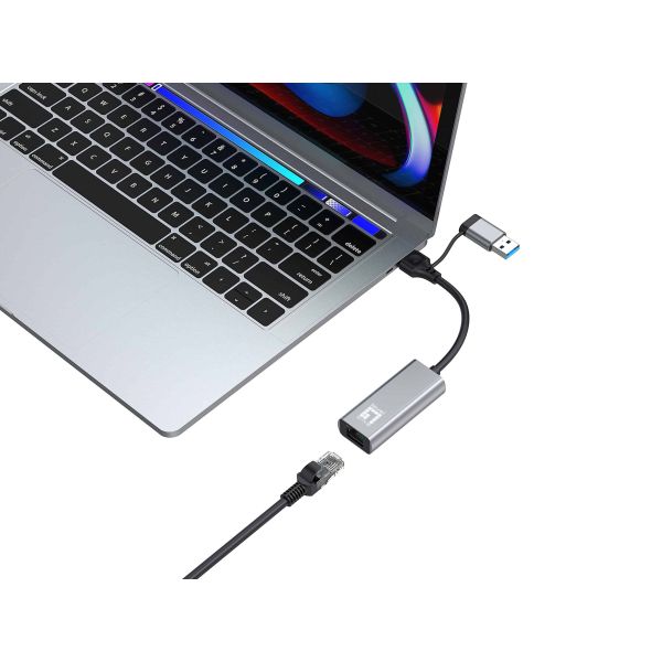 LevelOne USB-0423 netwerkkaart Ethernet 2500 Mbit/s (54003307101) LevelOne USB-0423 netwerkkaart Ethernet 2500 Mbit/s (54003307101)