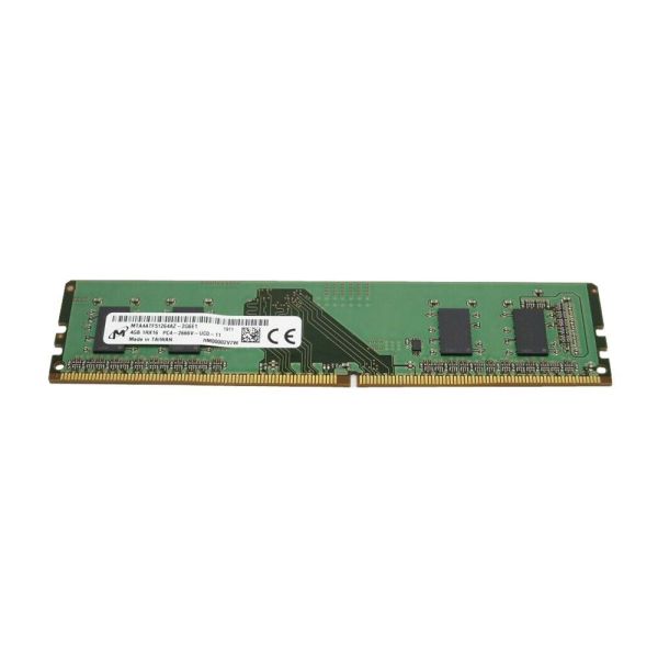 MICRON 4GB (1*4GB) 1RX16 PC4-21300V-U DDR4-2666MHZ UDIMM (MTA4ATF51264AZ-2G6)