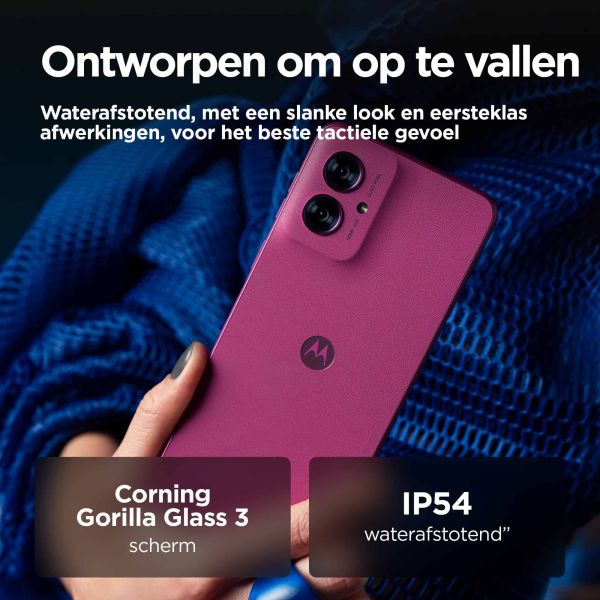 Motorola moto g55 5G 16,5 cm (6.49") Dual SIM Android 14 USB Type-C 8 GB 256 GB 5000 mAh Paars (PB5U0005SE) Motorola moto g55 5G 16,5 cm (6.49") Dual SIM Android 14 USB Type-C 8 GB 256 GB 5000 mAh Paars (PB5U0005SE)