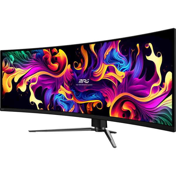 MSI MPG 491CQPXDE QD-OLED computer monitor 124,5 cm (49") 5120 x 1440 Pixels Dual QHD Zwart (9S6-3FA84T-029)