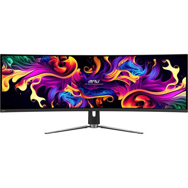 MSI MPG 491CQPXDE QD-OLED computer monitor 124,5 cm (49") 5120 x 1440 Pixels Dual QHD Zwart (9S6-3FA84T-029) MSI MPG 491CQPXDE QD-OLED computer monitor 124,5 cm (49") 5120 x 1440 Pixels Dual QHD Zwart (9S6-3FA84T-029)