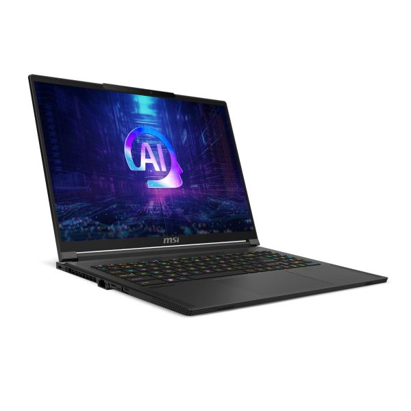 MSI Stealth A16 AI+ A3HWFG-002NL Copilot+ PC AMD Ryzen AI 7 350 Laptop 40,6 cm (16") Quad HD+ 32 GB DDR5-SDRAM 1 TB SSD NVIDIA GeForce RTX 5060 Wi-Fi 7 (802.11be) Windows 11 Home Zwart (9S7-15FM35-002)