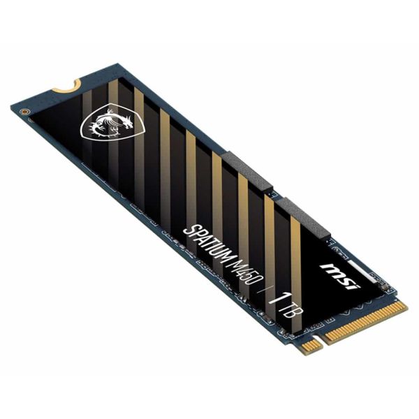 MSI SPATIUM M450 PCIe 4.0 NVMe M.2 1TB PCI Express 4.0 3D NAND (SPATIUM M450 PCIE 4.0 NVME M.2 1TB V1) MSI SPATIUM M450 PCIe 4.0 NVMe M.2 1TB PCI Express 4.0 3D NAND (SPATIUM M450 PCIE 4.0 NVME M.2 1TB V1)