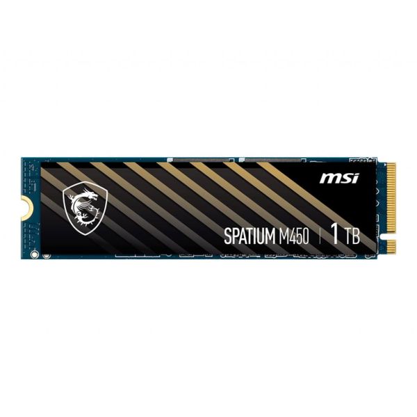 MSI SPATIUM M450 PCIe 4.0 NVMe M.2 1TB PCI Express 4.0 3D NAND (SPATIUM M450 PCIE 4.0 NVME M.2 1TB V1) MSI SPATIUM M450 PCIe 4.0 NVMe M.2 1TB PCI Express 4.0 3D NAND (SPATIUM M450 PCIE 4.0 NVME M.2 1TB V1)