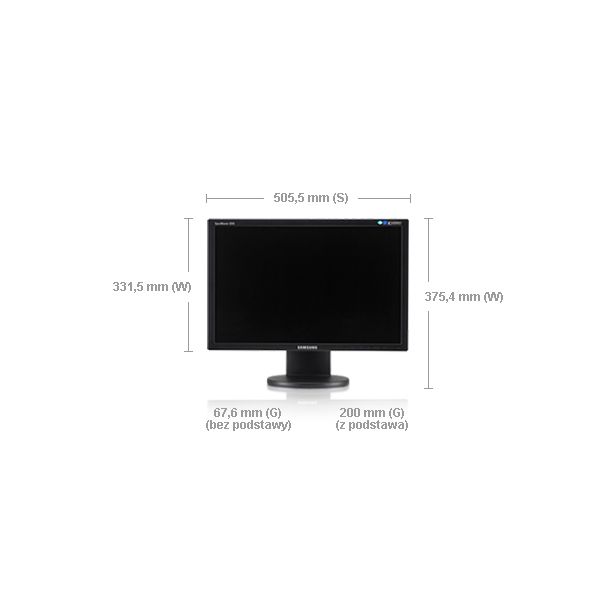 Samsung 2243DW computer monitor (LS22MYPEBV/EN)