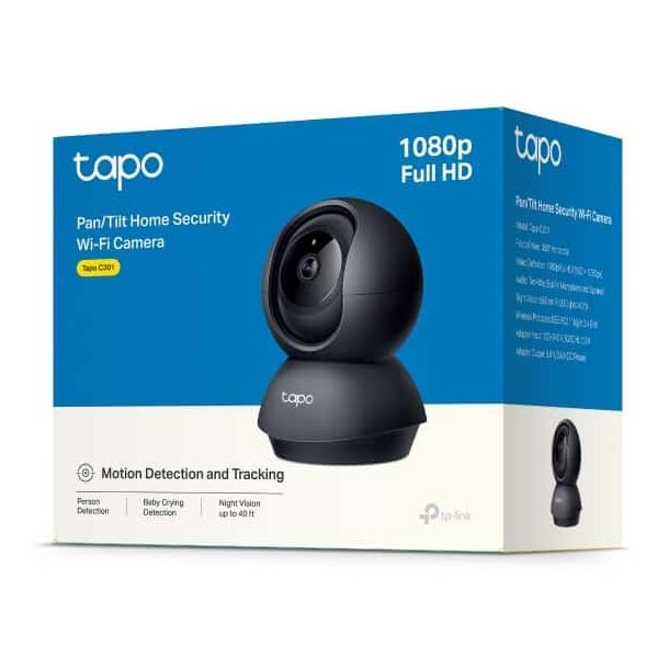 TP-Link TAPO C201 bewakingscamera IP-beveiligingscamera Binnen 1920 x 1080 Pixels Bureau/muur (TAPO C201)