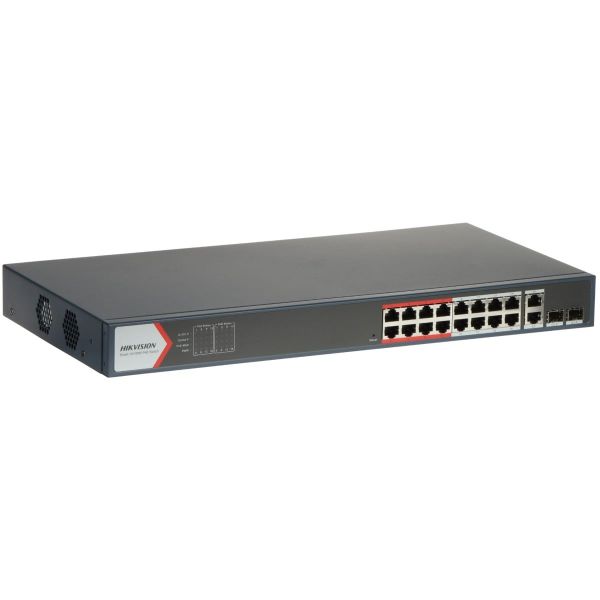 Hikvision DS-3E1318P-EI Managed Switch 16 poorten (DS-3E1318P-EI(B))