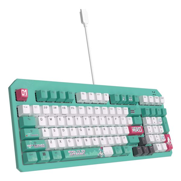 ASUS TUF Gaming K3 Gen II Hatsune Miku Edition toetsenbord Gamen USB Meerkleurig (90MP0460-BKUA30)