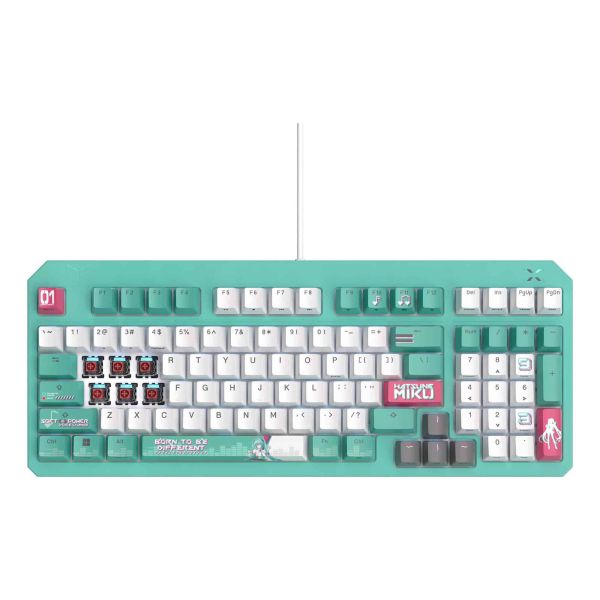 ASUS TUF Gaming K3 Gen II Hatsune Miku Edition toetsenbord Gamen USB Meerkleurig (90MP0460-BKUA30)