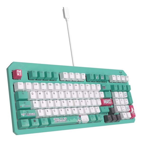 ASUS TUF Gaming K3 Gen II Hatsune Miku Edition toetsenbord Gamen USB Meerkleurig (90MP0460-BKUA30)