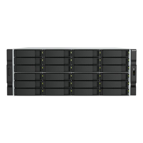 QNAP TS-h2477AXU-RP Opslagserver Rack (4U) AMD Ryzen™ 7 7745 32 GB DDR5 0 TB QNAP QTS Zwart, Grijs (TS-H2477AXU-RP-R7-32G)