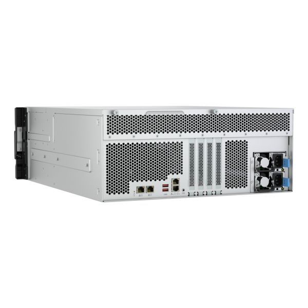 QNAP TS-h2477AXU-RP Opslagserver Rack (4U) AMD Ryzen™ 7 7745 32 GB DDR5 0 TB QNAP QTS Zwart, Grijs (TS-H2477AXU-RP-R7-32G)