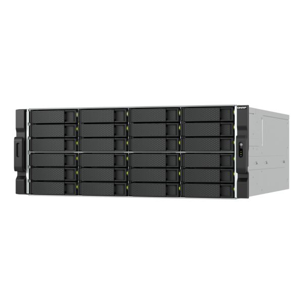 QNAP TS-h2477AXU-RP Opslagserver Rack (4U) AMD Ryzen™ 7 7745 32 GB DDR5 0 TB QNAP QTS Zwart, Grijs (TS-H2477AXU-RP-R7-32G)