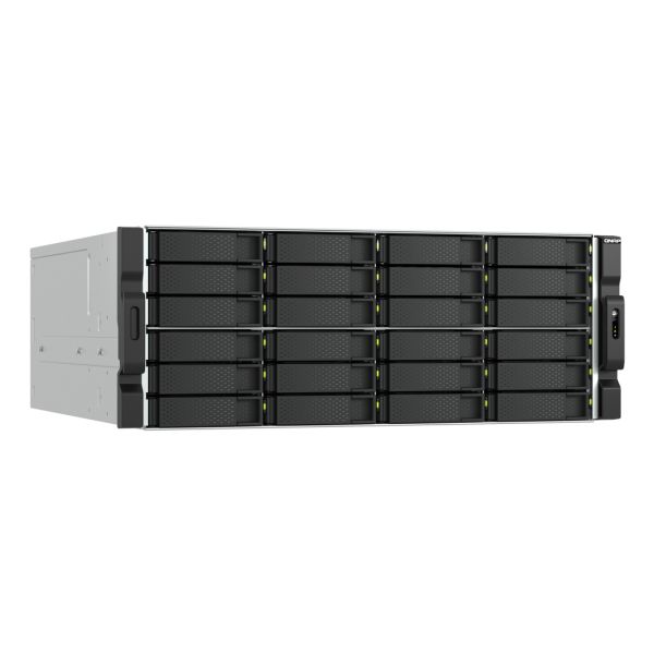 QNAP TS-h2477AXU-RP Opslagserver Rack (4U) AMD Ryzen™ 7 7745 32 GB DDR5 0 TB QNAP QTS Zwart, Grijs (TS-H2477AXU-RP-R7-32G)