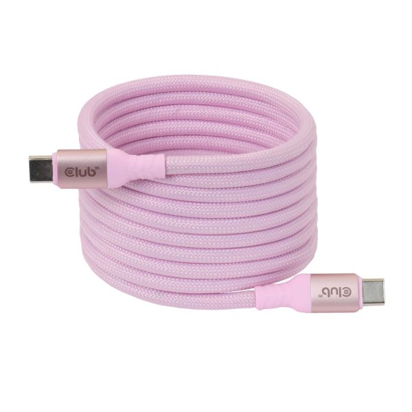 CLUB3D CAC-3031 USB-kabel USB 2.0 2 m USB C Roze (CAC-3031)
