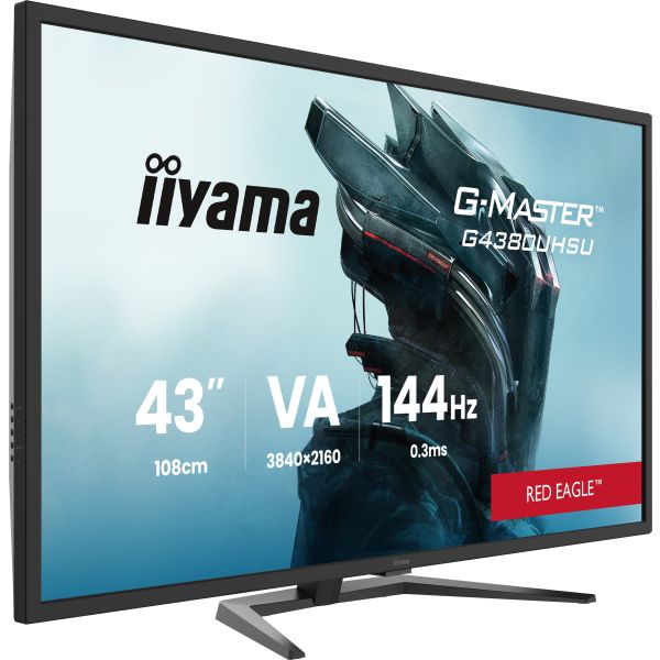 iiyama G-MASTER G4380UHSU-B2 computer monitor 108 cm (42.5") 3840 x 2160 Pixels 4K Ultra HD LED Zwart (G4380UHSU-B2)