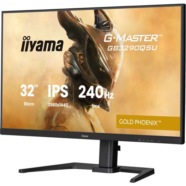 iiyama G-MASTER GB3290QSU-B1 computer monitor 80 cm (31.5") 2560 x 1440 Pixels Quad HD LED Zwart (GB3290QSU-B1)