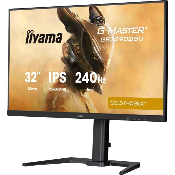 iiyama G-MASTER GB3290QSU-B1 computer monitor 80 cm (31.5") 2560 x 1440 Pixels 2K Ultra HD LED Zwart (GB3290QSU-B1)