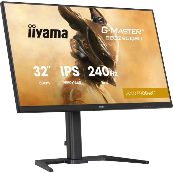 iiyama G-MASTER GB3290QSU-B1 computer monitor 80 cm (31.5") 2560 x 1440 Pixels 2K Ultra HD LED Zwart (GB3290QSU-B1)