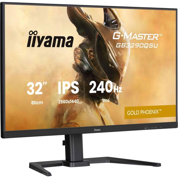iiyama G-MASTER GB3290QSU-B1 computer monitor 80 cm (31.5") 2560 x 1440 Pixels 2K Ultra HD LED Zwart (GB3290QSU-B1)