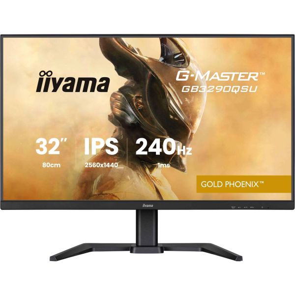 iiyama G-MASTER GB3290QSU-B1 computer monitor 80 cm (31.5") 2560 x 1440 Pixels 2K Ultra HD LED Zwart (GB3290QSU-B1)