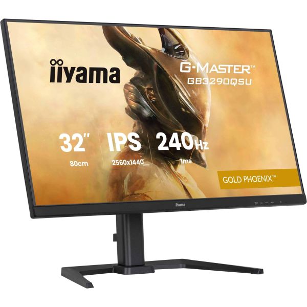 iiyama G-MASTER GB3290QSU-B1 computer monitor 80 cm (31.5") 2560 x 1440 Pixels 2K Ultra HD LED Zwart (GB3290QSU-B1)