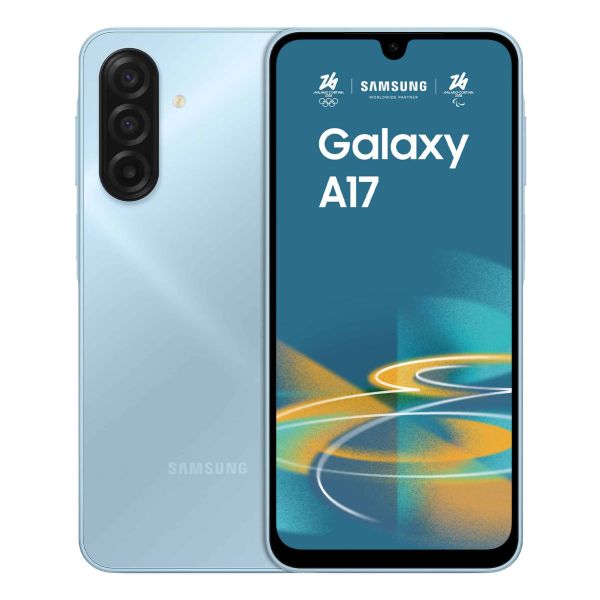 Samsung Galaxy A17 17 cm (6.7") Hybride Dual SIM 4G USB Type-C 4 GB 128 GB 5000 mAh Lichtblauw (SM-A175FLBBEUE)