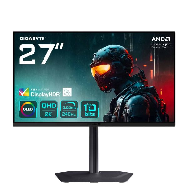 GIGABYTE MO27Q2 computer monitor 68,6 cm (27") 2560 x 1440 Pixels Quad HD OLED Zwart (MO27Q2 EK)