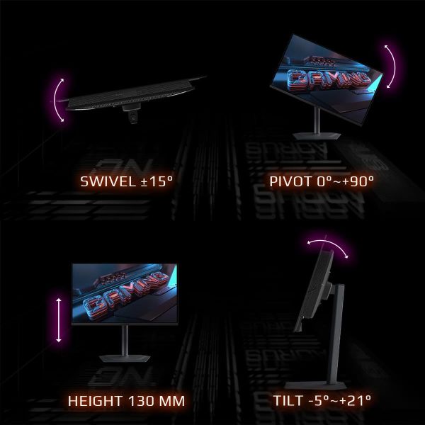 GIGABYTE MO27Q2 computer monitor 68,6 cm (27") 2560 x 1440 Pixels Quad HD OLED Zwart (MO27Q2 EK)