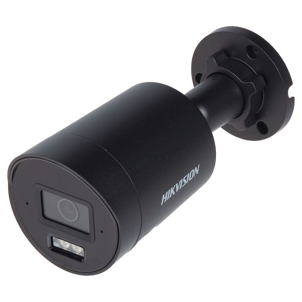 Hikvision DS-2CD2046G2H-IU(2.8mm)(eF)/BLACK 4 MP Powered by Darkfighter Fixed Mini Bullet Network Camera (DS-2CD2046G2H-IU(2.8MM)(EF)/BLACK)