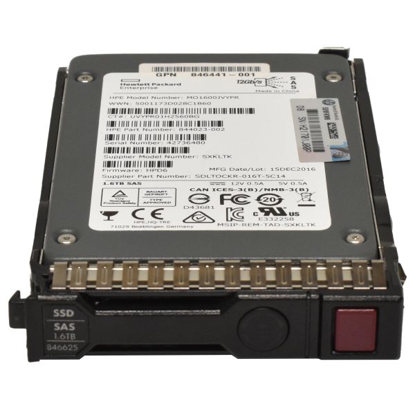 HP DRV SSD 1.6TB 12G SFF SAS (846625-001)