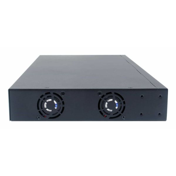 LevelOne XEL-1291 Managed L3 10G Ethernet (100/1000/10000) 1U Zwart (XEL-1291)