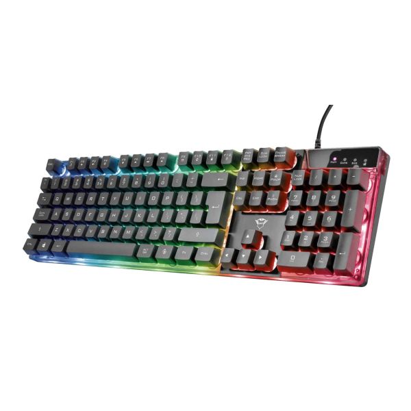 Trust GXT 838 Azor toetsenbord Inclusief muis Gamen USB Duits Zwart (23471)