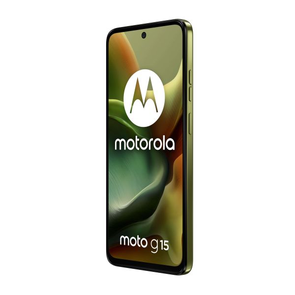 Motorola moto g15 17,1 cm (6.72") Dual SIM Android 15 4G USB Type-C 8 GB 128 GB 5200 mAh Groen (PB6E0012SE) Motorola moto g15 17,1 cm (6.72") Dual SIM Android 15 4G USB Type-C 8 GB 128 GB 5200 mAh Groen (PB6E0012SE)