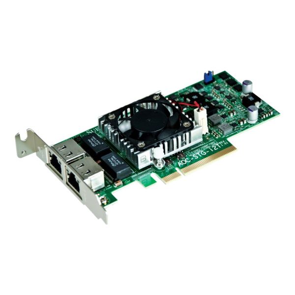 Super Micro AOC-STG-I2T Dual-Port Gigabit Ethernet PCIe Adapter (AOC-STG-I2T)