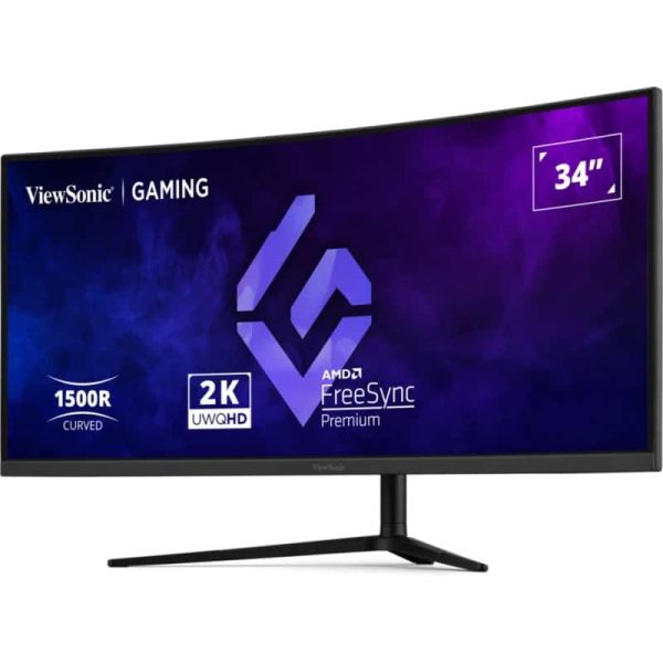 Viewsonic VX3418C-2K computer monitor 86,4 cm (34") 3440 x 1440 Pixels UltraWide Quad HD Zwart (VX3418C-2K)