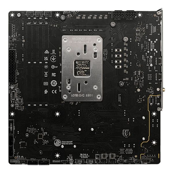 MSI B650M PROJECT ZERO moederbord AMD B650 Socket AM5 micro ATX (B650M PROJECT ZERO) MSI B650M PROJECT ZERO moederbord AMD B650 Socket AM5 micro ATX (B650M PROJECT ZERO)