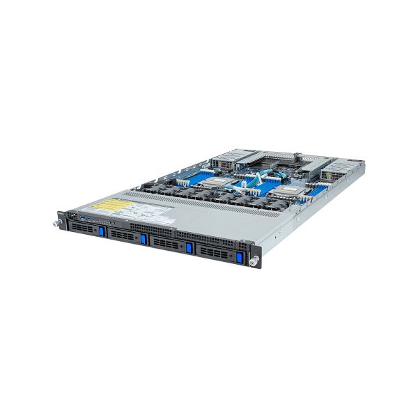 Gigabyte R183-Z94-AAV1 rev. 3.x, 1U, Dual EPYC 9004/9005, 12x 2.5 NVMe/SATA, 2x 1GbE, 2x 1600W (6NR183Z94DR000ACV1) (6NR183Z94DR000ACV1)