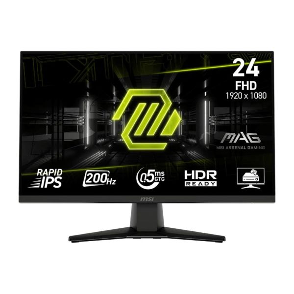 MSI MAG 242F computer monitor 60,5 cm (23.8") 1920 x 1080 Pixels Full HD LCD Zwart (9S6-3BC51T-001)