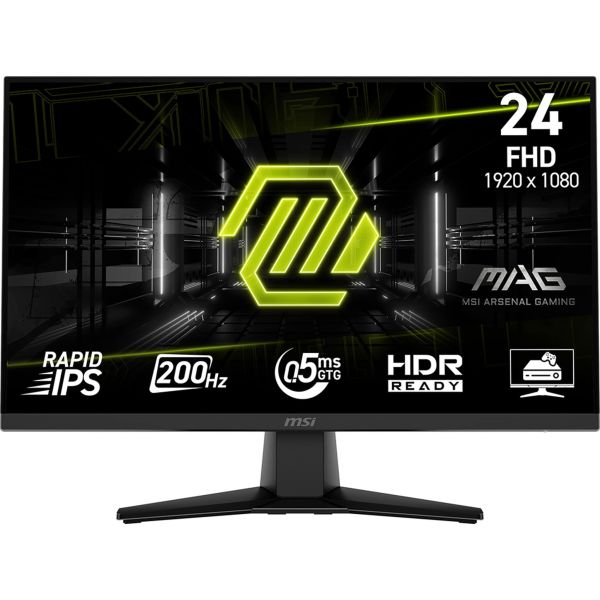 MSI MAG 242F computer monitor 60,5 cm (23.8") 1920 x 1080 Pixels Full HD LCD Zwart (9S6-3BC51T-001)