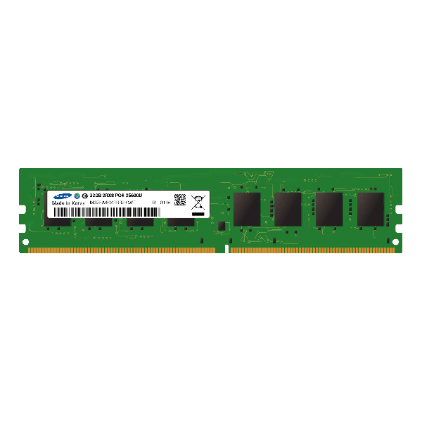 SAMSUNG 32GB (1*32GB) 2RX8 PC4-25600AA-U DDR4-3200MHZ UDIMM (M378A4G43BB2-CWE)