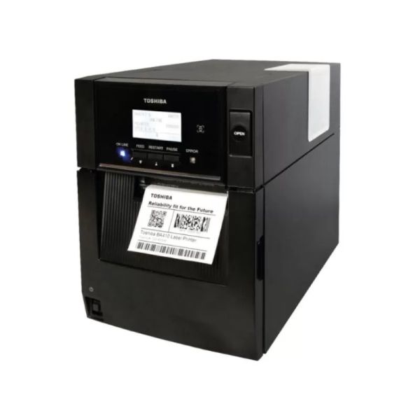 Toshiba BX410T-TS02-QM-S, Thermodir/trans.drucker, 305dpi, USB-, LAN Port, Color Display, Near Edge, A-BRID Betriebssystem (1822 (18221169007)