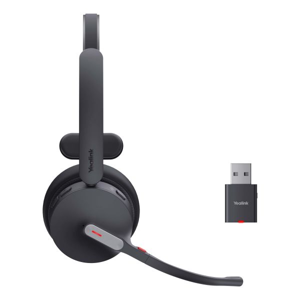Yealink WH64 Hybrid Mono UC Headset Draadloos Hoofdband Kantoor/callcenter Micro-USB Bluetooth Zwart (481422)