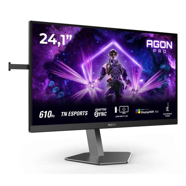 AOC G2 AG246FK6 computer monitor 61,2 cm (24.1") 1920 x 1080 Pixels Full HD LED Zwart, Grijs (CS24A)