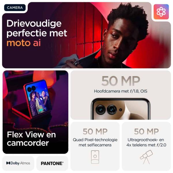 Motorola razr 60 ultra 17,7 cm (6.96") Dual SIM Android 15 5G USB Type-C 16 GB 512 GB 4700 mAh Hout (PB8R0007PL) Motorola razr 60 ultra 17,7 cm (6.96") Dual SIM Android 15 5G USB Type-C 16 GB 512 GB 4700 mAh Hout (PB8R0007PL)