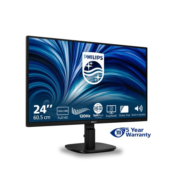Philips 2000 series 24B2N2200/00 computer monitor 60,5 cm (23.8") 1920 x 1080 Pixels Full HD LCD Zwart (24B2N2200/00) Philips 2000 series 24B2N2200/00 computer monitor 60,5 cm (23.8") 1920 x 1080 Pixels Full HD LCD Zwart (24B2N2200/00)