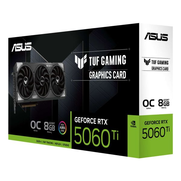 ASUS TUF Gaming TUF-RTX5060TI-O8G-GAMING NVIDIA GeForce RTX 5060 Ti 8 GB GDDR7 (90YV0MR0-M0NA00) ASUS TUF Gaming TUF-RTX5060TI-O8G-GAMING NVIDIA GeForce RTX 5060 Ti 8 GB GDDR7 (90YV0MR0-M0NA00)